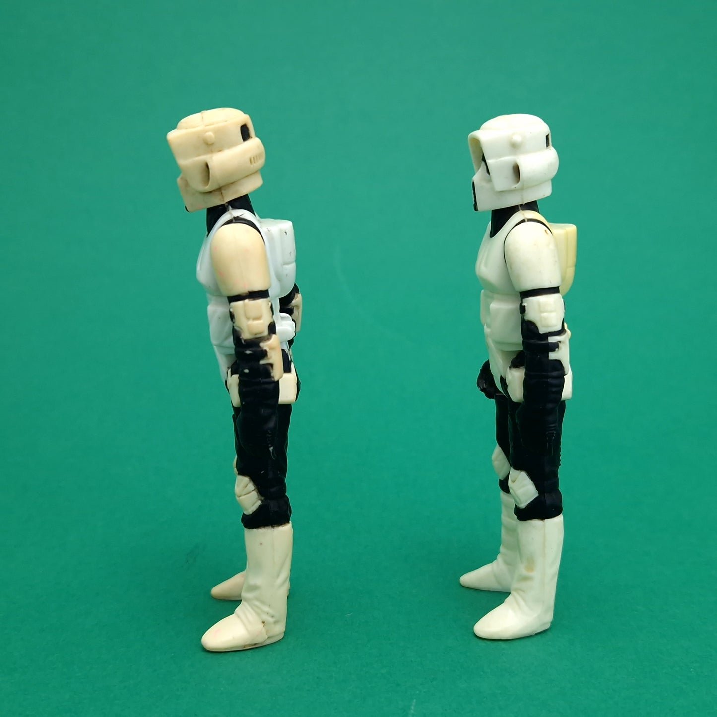 STAR WARS ☆ BIKER SCOUT x2 Vintage Action Figures  ☆ Original Kenner