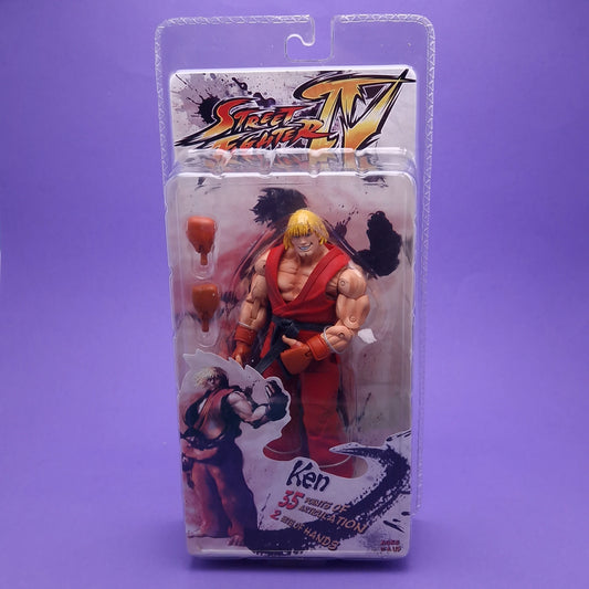 STREET FIGHTER IV ☆ KEN MASTERS Action Figure ☆ Capcom NECA Boxed Carded