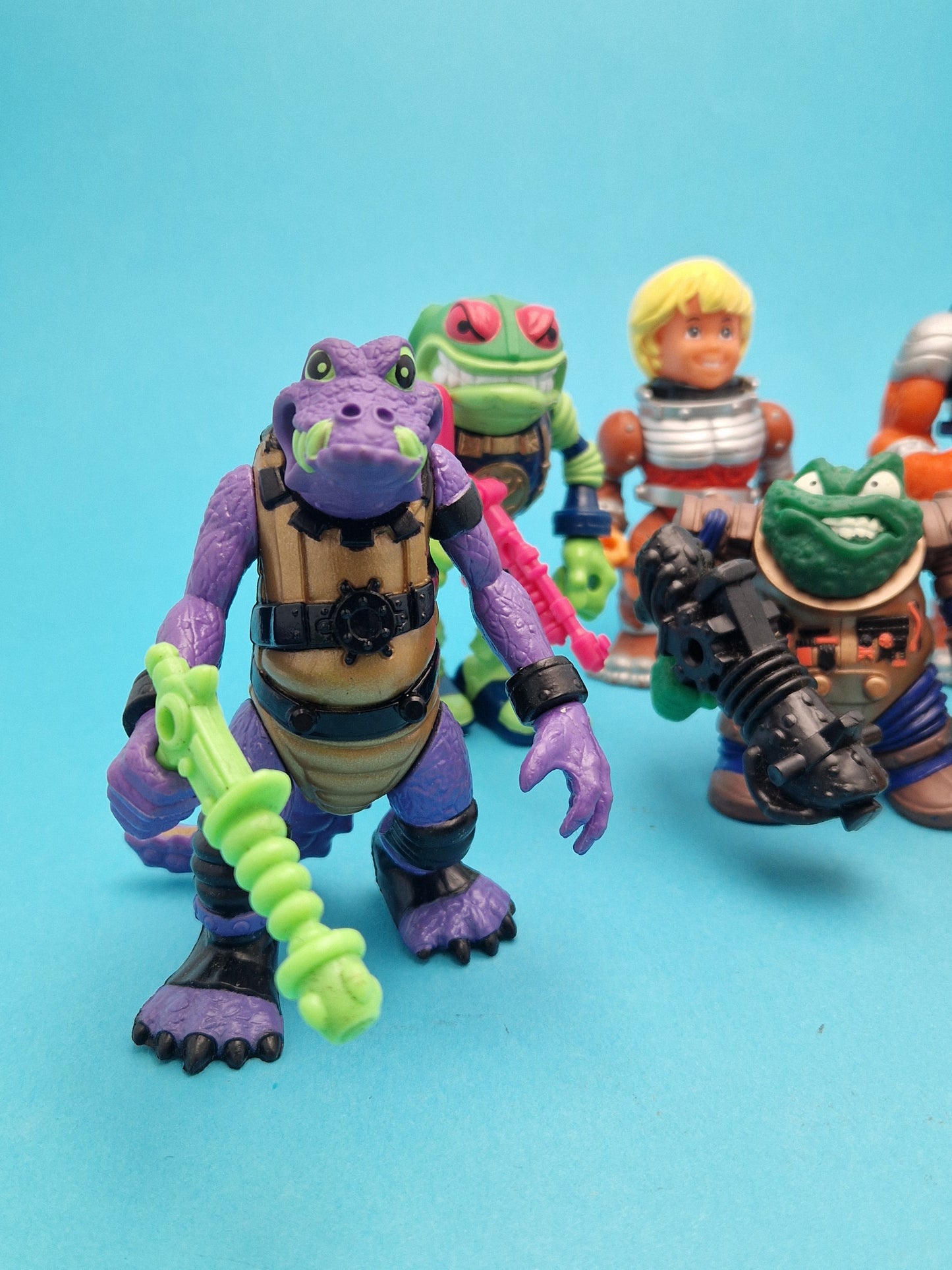 BUCKY O'HARE ☆ BUNDLE x6 AL NEGATOR STORM TOAD TROOPER Figure ☆ Loose Vintage Hasbro 90s