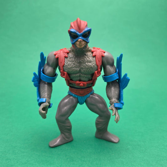 MASTERS OF THE UNIVERSE ☆ STRATOS Vintage Figure ☆ MOTU 80s Mattel Blue Wings