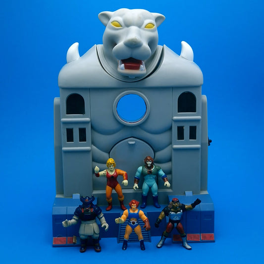 THUNDERCATS ☆ CAT'S LAIR Playset MINI Figures Lion-o ☆ Vintage LJN Telepix Original 80s Loose