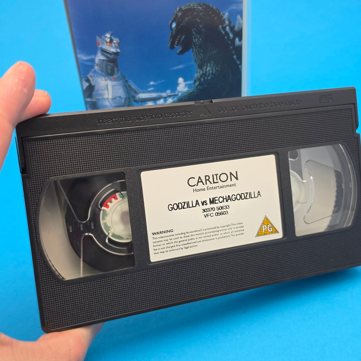 VHS Video ☆ GODZILLA VS MECHGODZILLA ☆ PG Cert Vintage Tape