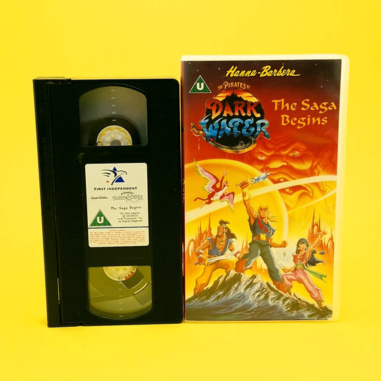THE PIRATES OF DARK WATER ☆ VHS  THE SAGA BEGINS Vintage Tape ☆ Hanna Barbera Original 90s
