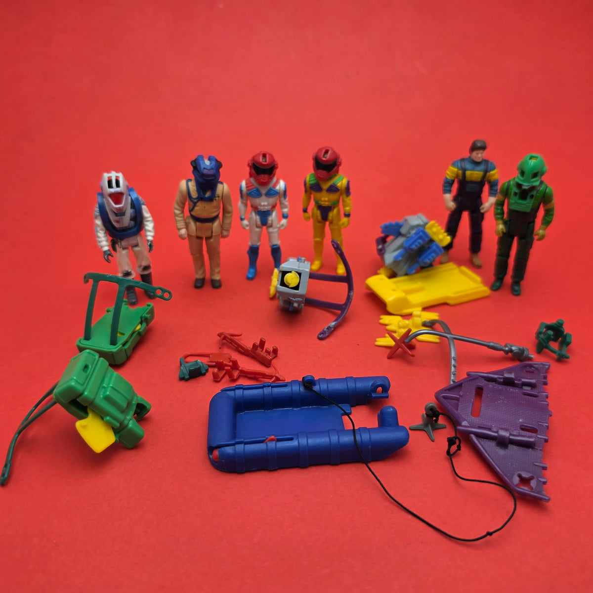 M.A.S.K ☆ BUNDLE x6 ADVENTURE PACK Figures Vintage MASK Figure ☆ Kenner 80s Loose
