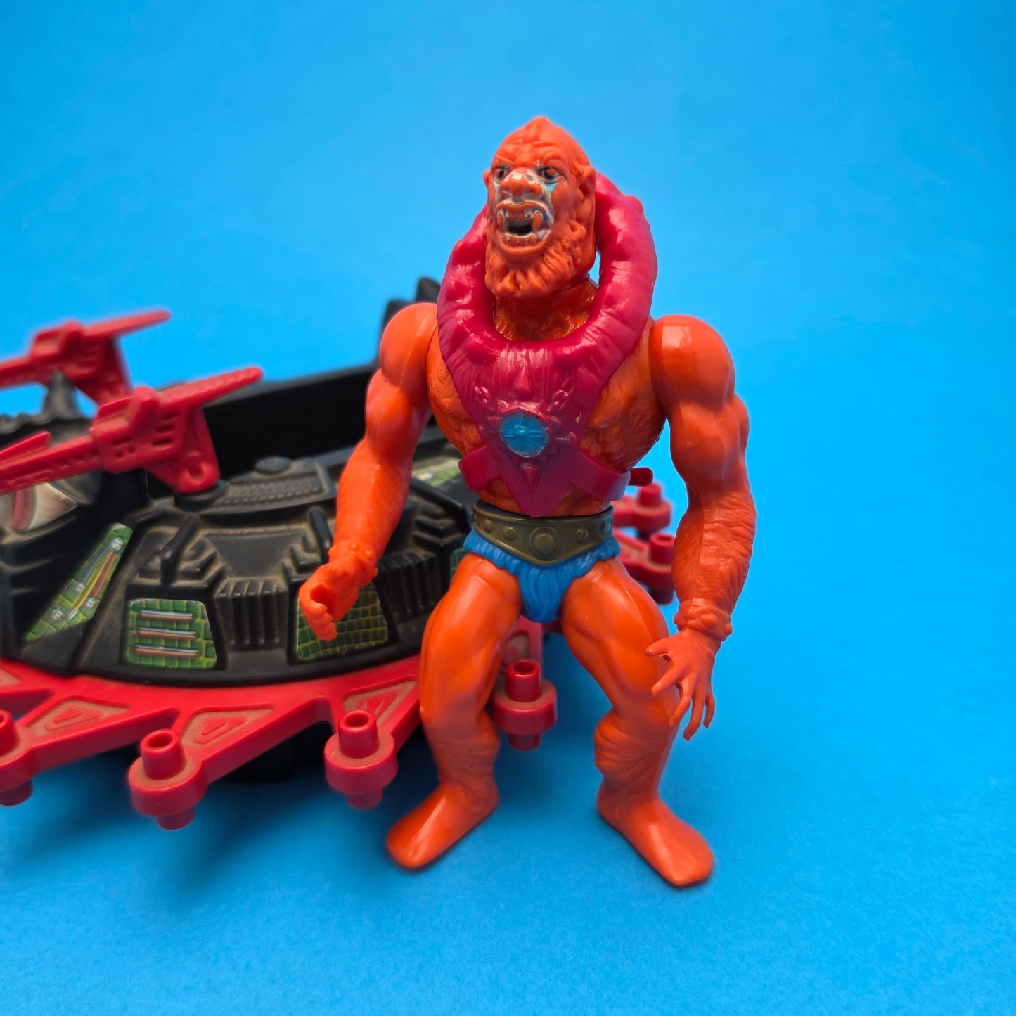MASTERS OF THE UNIVERSE ☆ ROTON BEASTMAN Vintage Figure Vehicle ☆ MOTU 80s Mattel