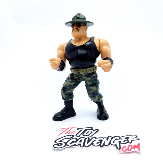 WWF HASBRO SGT SLAUGHTER Vintage Wrestling Figure ☆ Original 90s Series 3