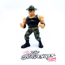 Load image into Gallery viewer, WWF HASBRO SGT SLAUGHTER Vintage Wrestling Figure ☆ Original 90s Series 3
