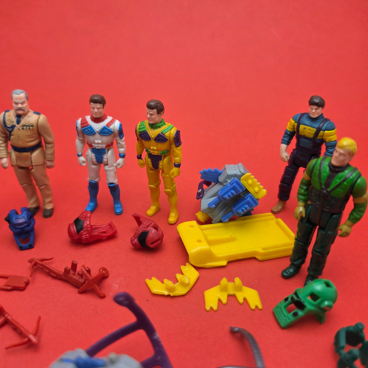 M.A.S.K ☆ BUNDLE x6 ADVENTURE PACK Figures Vintage MASK Figure ☆ Kenner 80s Loose