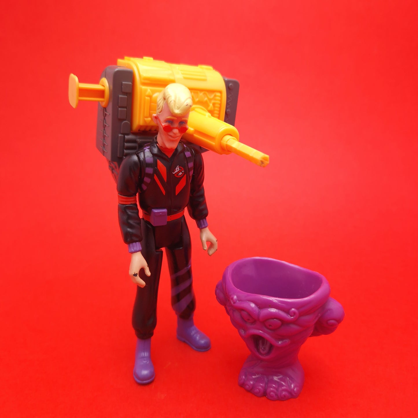GHOSTBUSTERS ☆ EGON SPENGLER Power Pack Heroes Vintage Figure ☆ Loose 80s Kenner