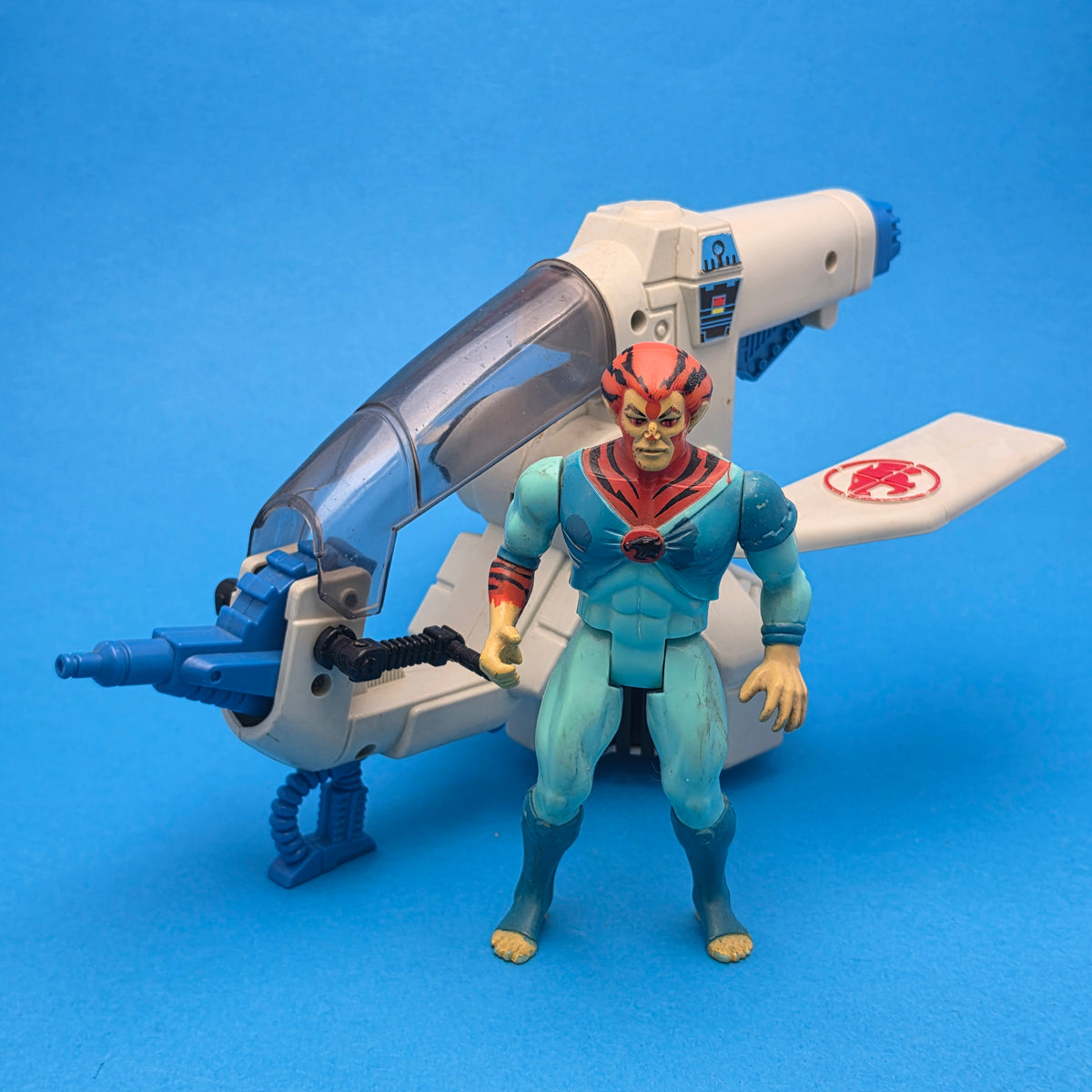 THUNDERCATS ☆ HOVERCAT TURBO CRAFT & TYGRA Figure Vehicle ☆ Vintage LJN 80s