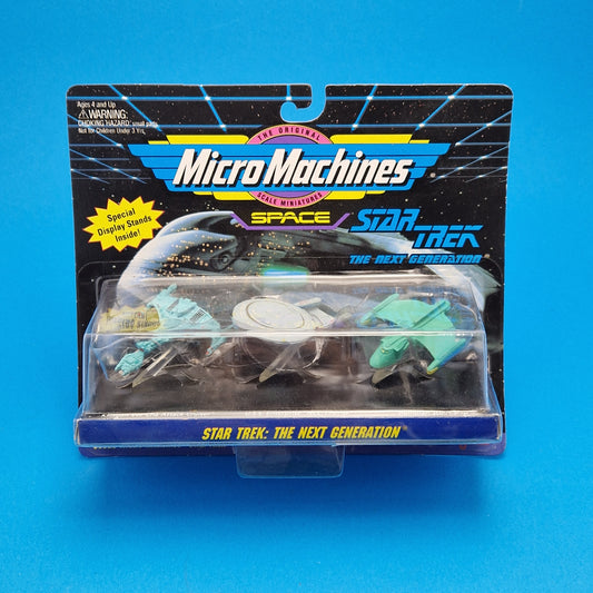 MICRO MACHINES ☆ STAR TREK THE NEXT GENERATION ☆ Sealed Carded GALOOB