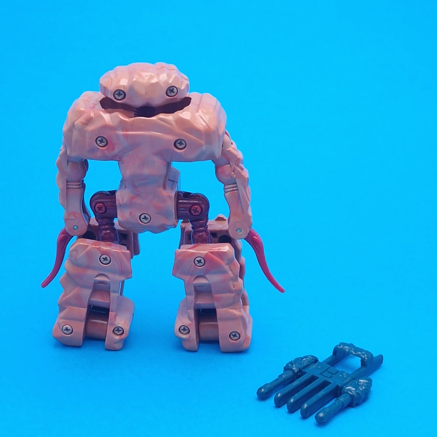 GOBOTS ROCK LORDS ☆ SABERSTONE Five Barrel Gun Action Figure ☆ Vintage Original 80s Tonka