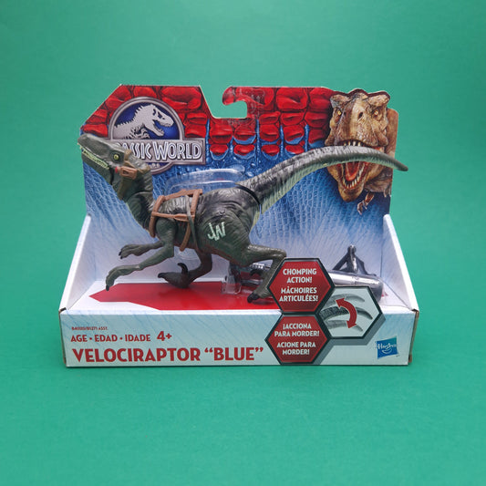 JURASIC WORLD ☆ VELOCIRAPTOR CHOMPING ACTION Boxed Action Figure ☆ 2016 Sealed Hasbro
