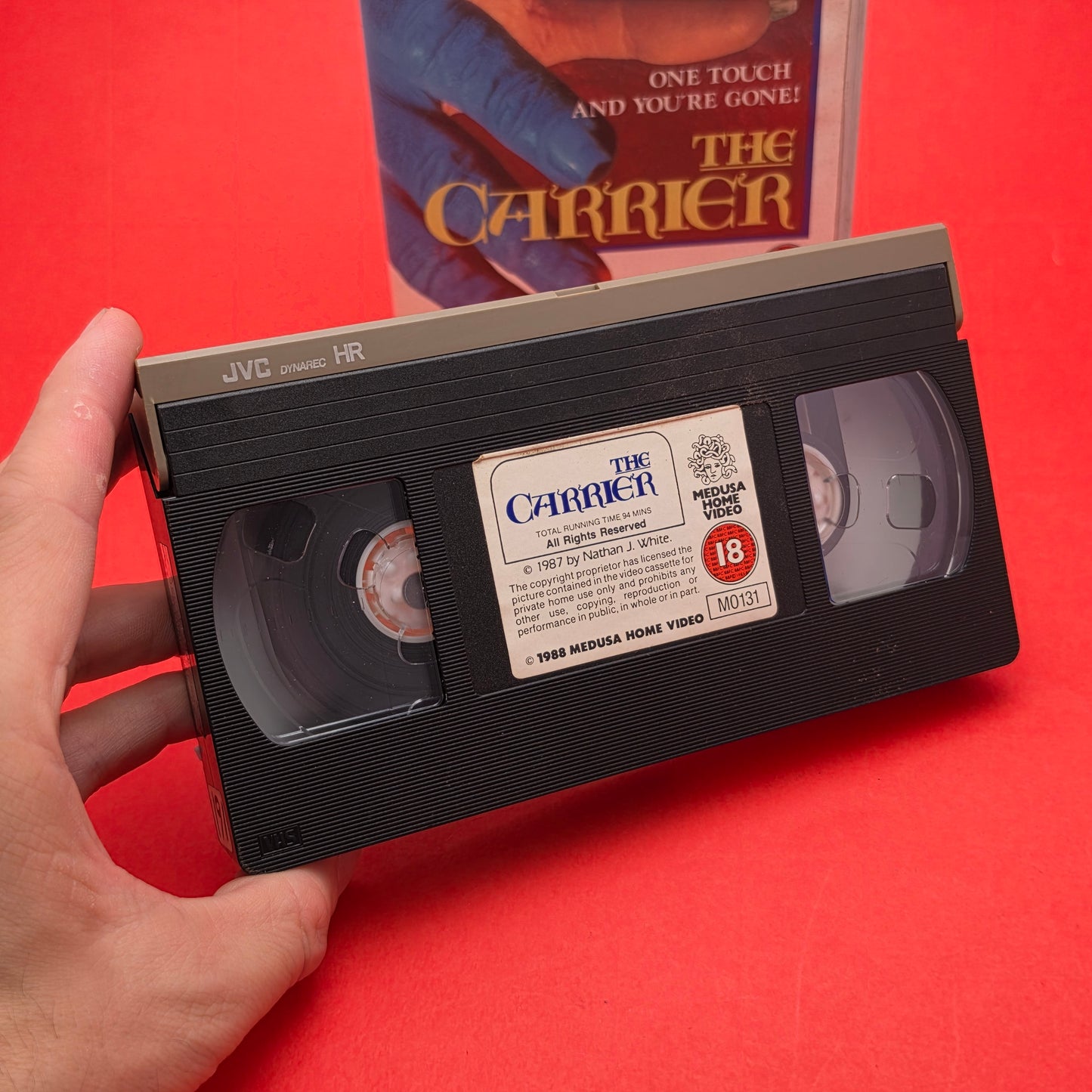 VHS Video ☆ THE CARRIER 1988 ☆ 18 Cert Big Box Ex Rental Vintage MEDUSA