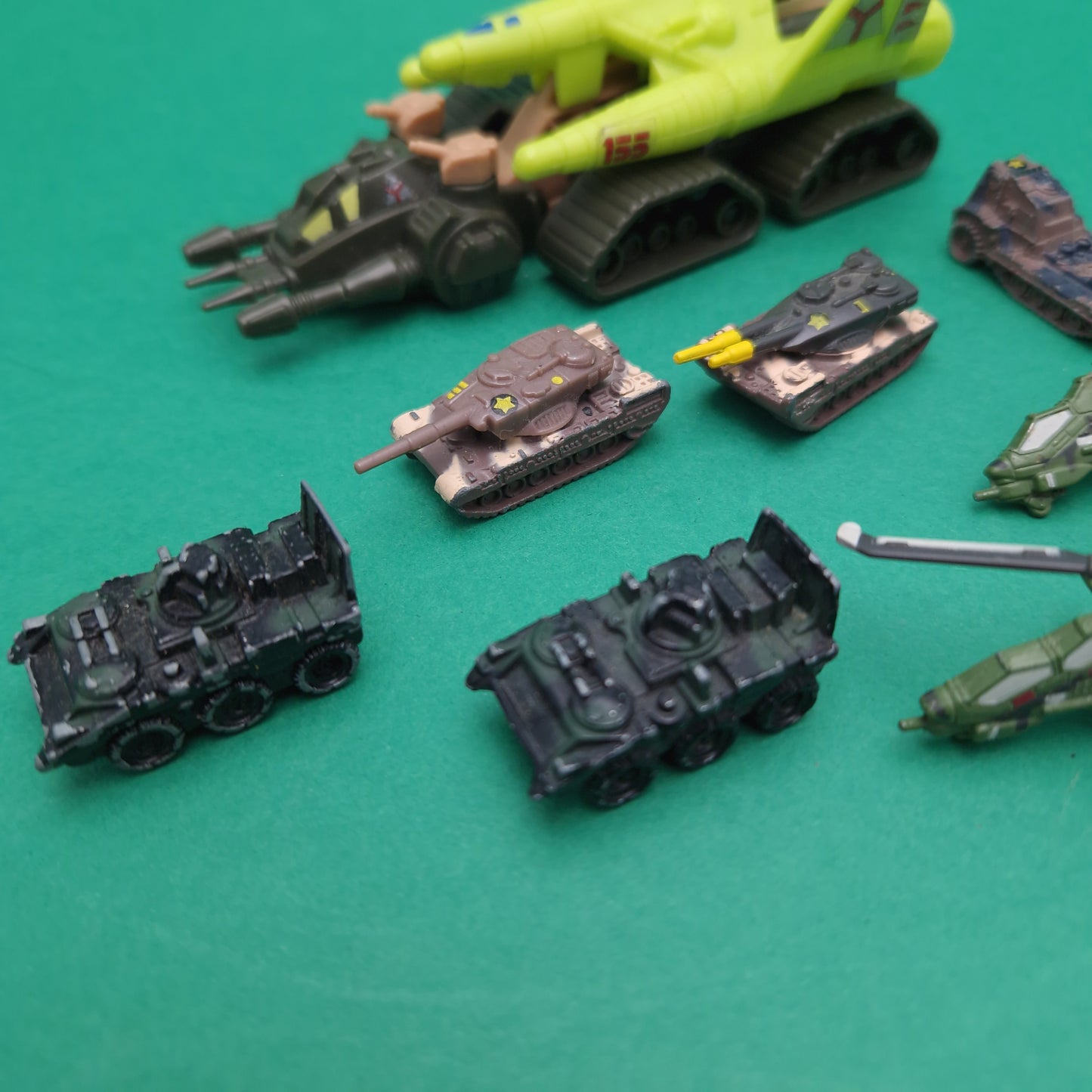 MEGA FORCE ☆ ARMY TANKS HELICOPTERS BUNDLE Vintage ☆ 90s Original Kenner Diecast