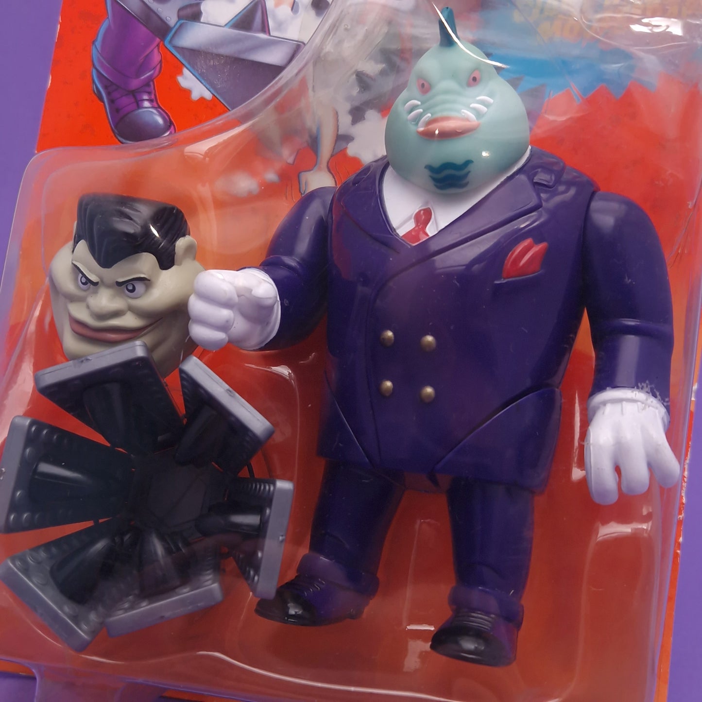 BIKER MICE FROM MARS ☆ LAWRENCE LIMBURGER Carded Action Figure ☆ Sealed Vintage 90s