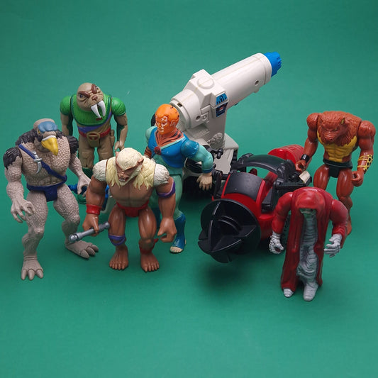 THUNDERCATS ☆ Figure and Vehicle BUNDLE 8x HOVERCAT ☆ Vintage LJN Original 80s Loose