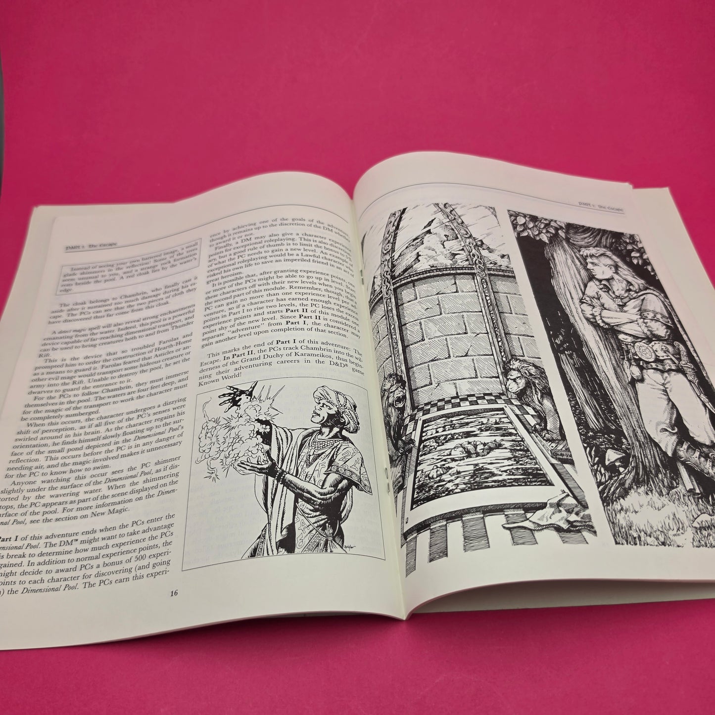 DUNGEONS & DRAGONS ☆ Escape From Thunder Rift TRS DMR 1 Dungeon Master Screen Challenger Series #9437 1993 ☆ Vintage Original