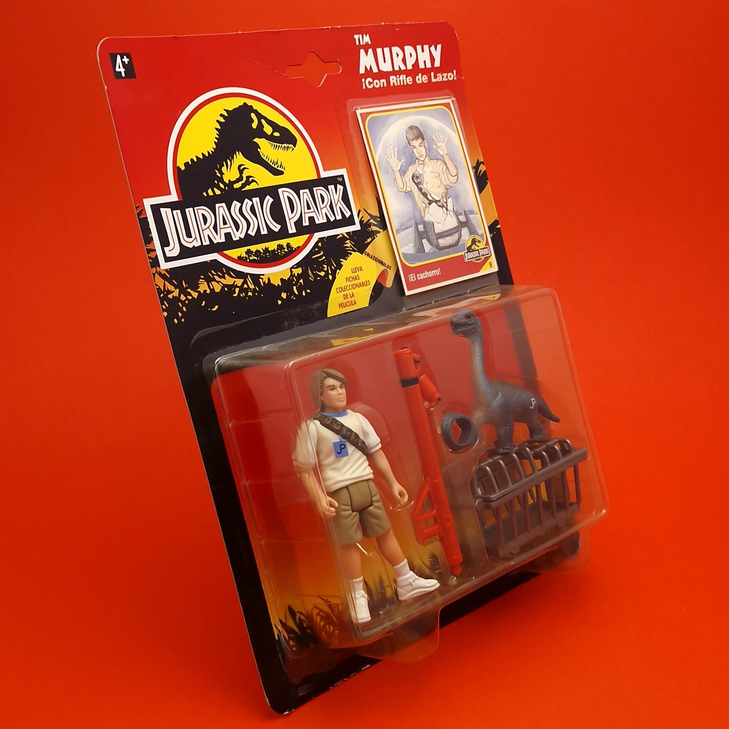 JURASSIC PARK ☆ TIM MURPHY Vintage Figure ☆ Sealed MOC World Carded Spain