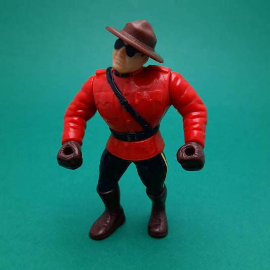 WWF HASBRO THE MOUNTIE Vintage Wrestling Figure ☆ Original 90s Series 5