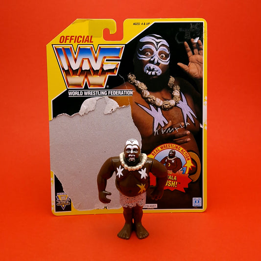 WWF HASBRO ☆ KAMALA Vintage Wrestling Figure ☆ Original 90s Series 7