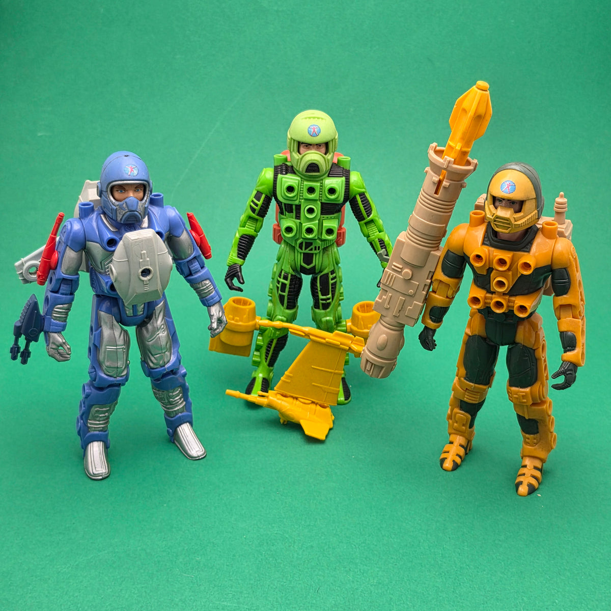 CENTURIONS ☆ JAKE ROCKWELL ACE McCLOUD MAX RAY Figures ☆ Vintage Original 90s Kenner