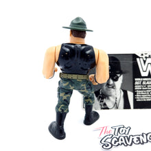 Load image into Gallery viewer, WWF HASBRO SGT SLAUGHTER Vintage Wrestling Figure ☆ Bio Card Original 90s Series 3
