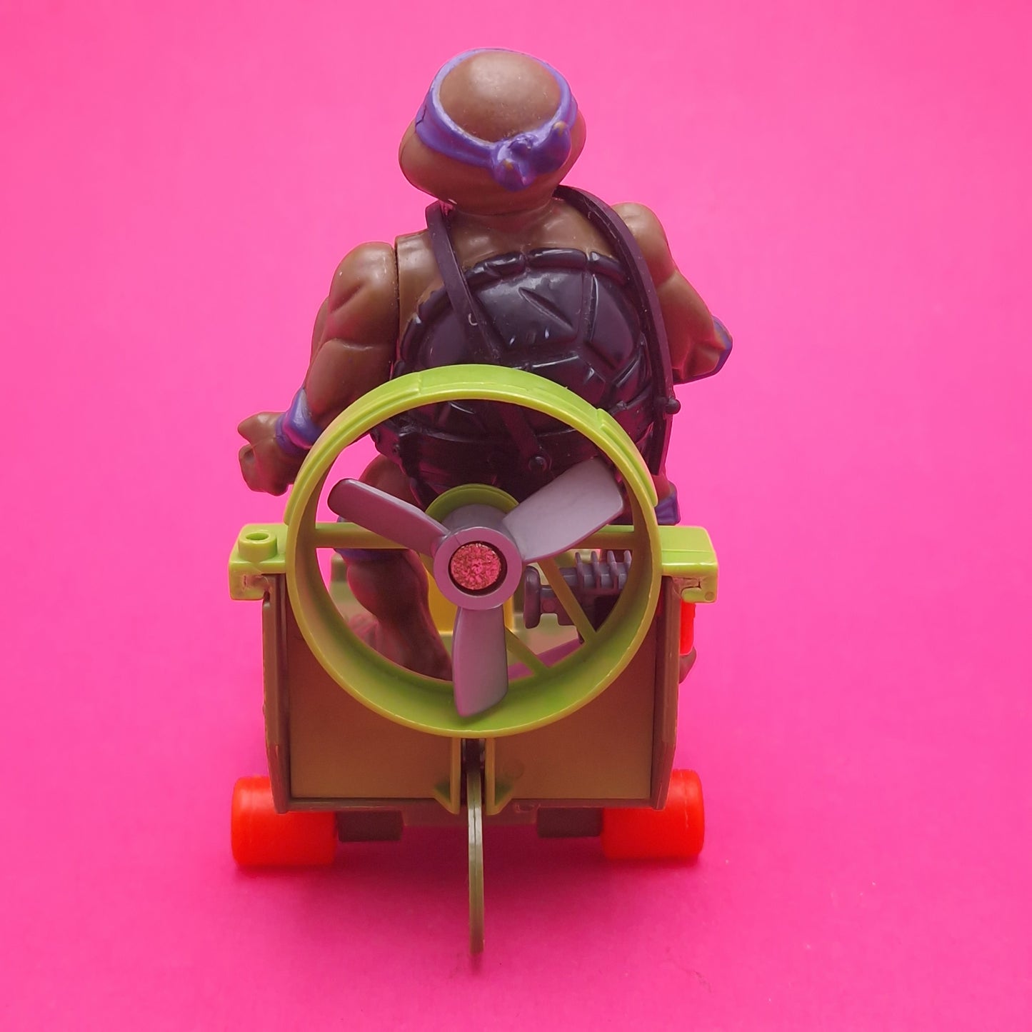 TEENAGE MUTANT NINJA TURTLES ☆ CHEAPSKATE & DONATELLO Vintage Action Figure Vehicle ☆ Hero Loose