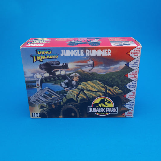 JURASSIC PARK SERIES 2 ☆ JUNGLE RUNNER DINO TRACKERS Vehicle Vintage ☆ BOXED World