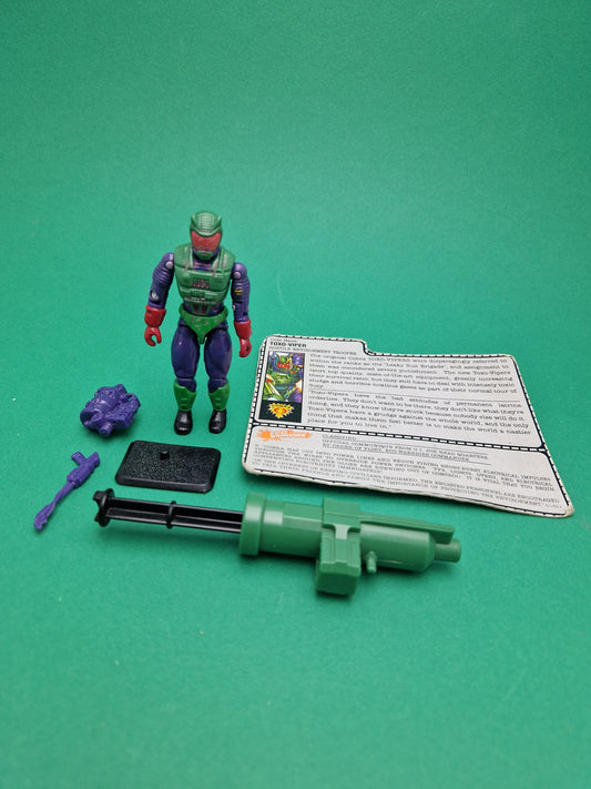 GI JOE ☆ TOXO-VIPER Echo Warrior Action Figure ☆ Vintage Action Force Hasbro 1991