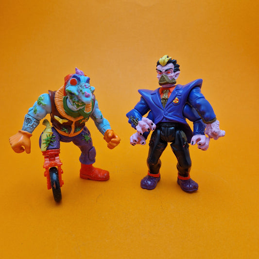 TOXIC CRUSADERS ☆ DR KILLEMOFF & NOZONE Loose Vintage Action Figure ☆ Original 90s Avenger