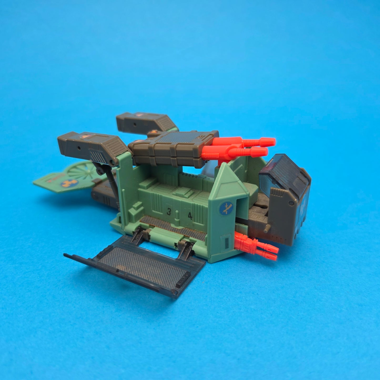 STARCOM ☆ TORNADO GUNSHIP EURO Exclusive Vehicle & Figure ☆ 80's Loose Vintage Coleco Mattel