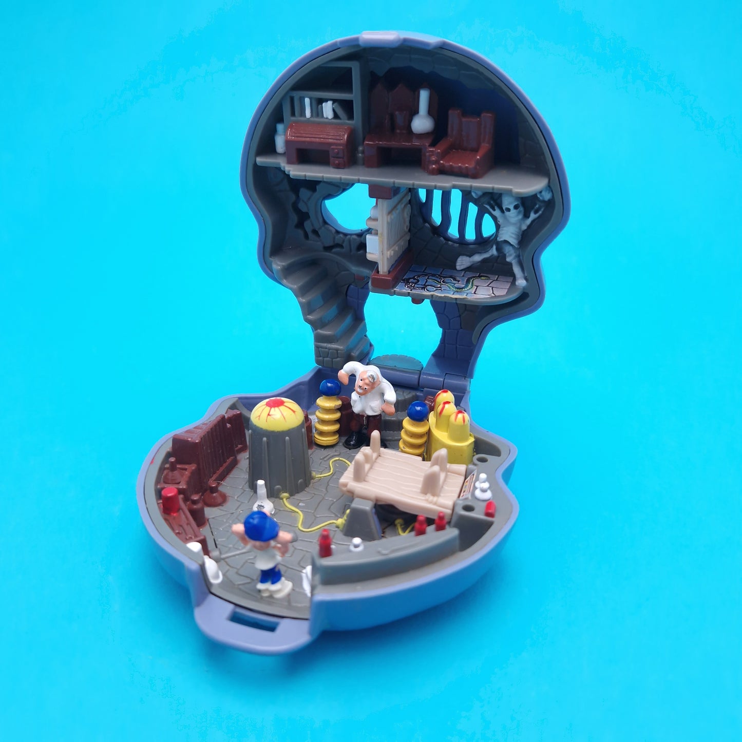 MIGHTY MAX ☆ SKULL DUNGEON Doom Zones Max Vintage Figure Playset ☆ Original