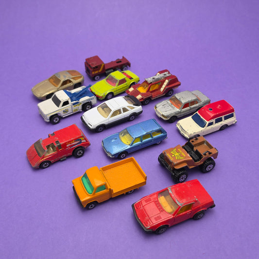MATCHBOX CORGI ☆ x13 Bundle of Cars from the 70s 80s Vehicle ☆ Diecast Car Vintage