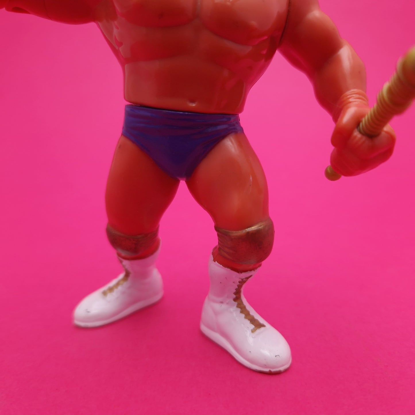 WWF HASBRO MACHO KING RANDY SAVAGE Vintage Wrestling Figure ☆ Nice paint 90s Series 2