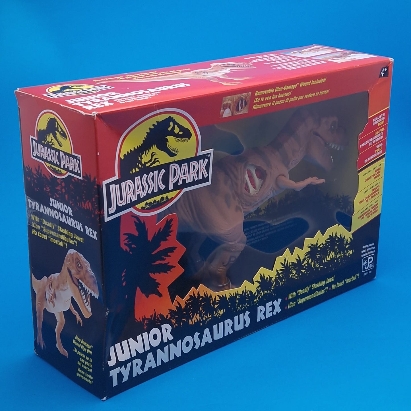 JURASSIC PARK ☆ JUNIOR (YOUNG) TYRANNOSAURUS REX Figure ☆ Sealed MISB World T-REX