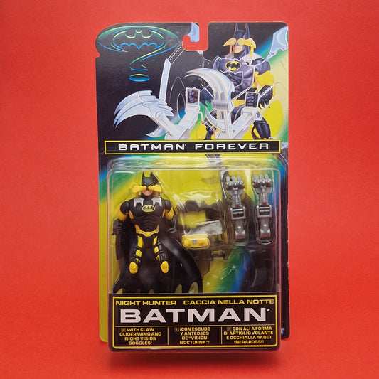 BATMAN FOREVER ☆ NIGHT HUNTER BATMAN Vintage Figure MOC Original Sealed Carded Kenner