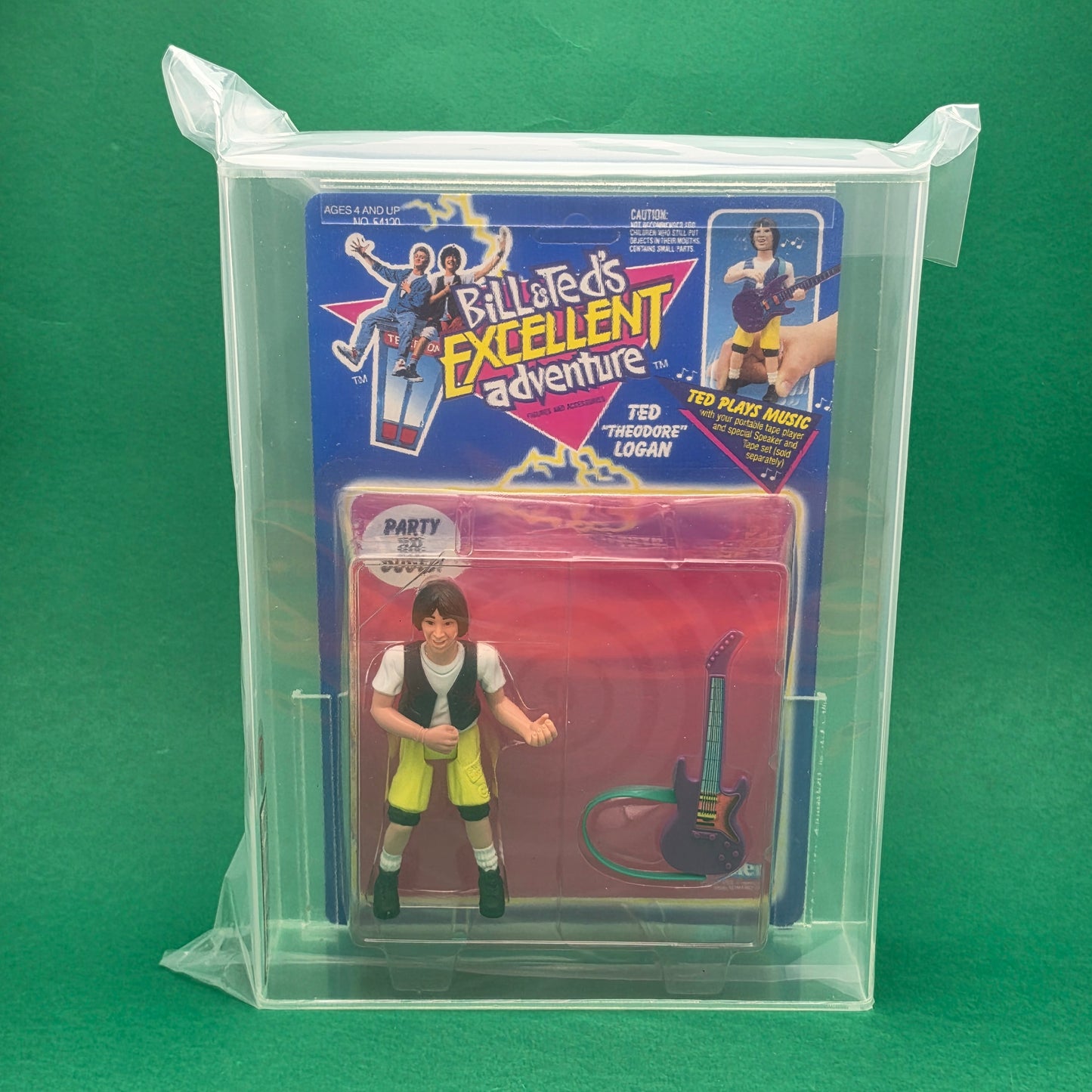 BILL & TEDS EXCELLENT ADVENTURE ☆ GRADED UKG 85 Figure ☆ MOC Carded Sealed Kenner 1991