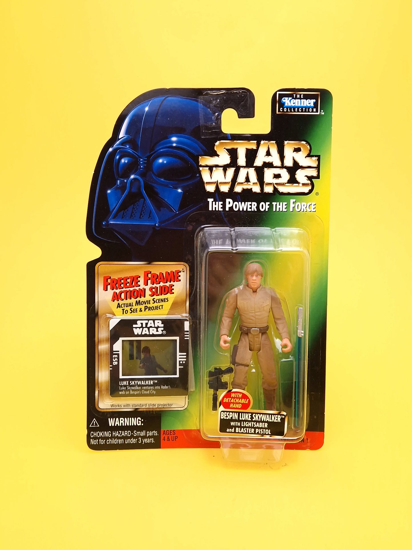 STAR WARS POTF ☆ Freeze Frame BESPIN LUKE SKYWALKER Figure ☆ MOC Sealed Carded Kenner Power of the Force