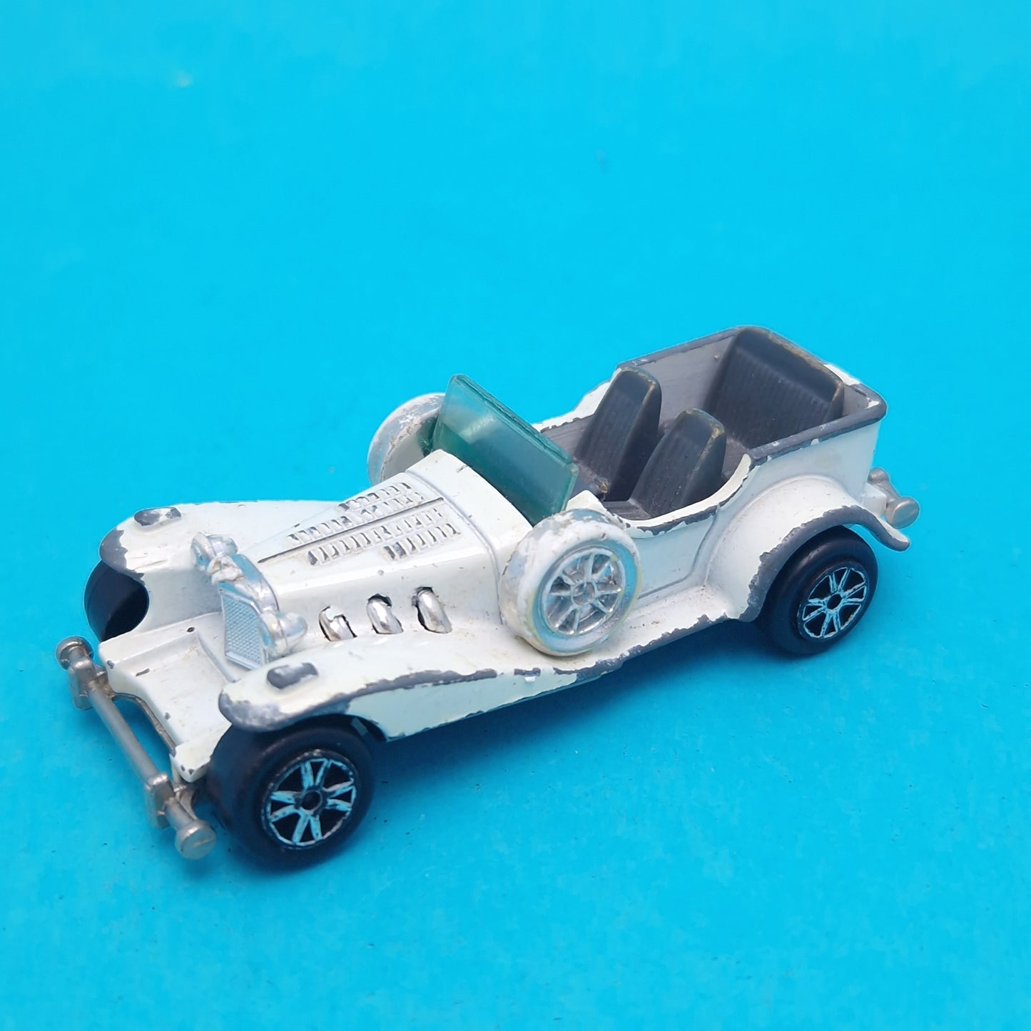 MAJORETTE ☆ EXCALIBUR 267 White Car Vehicle ☆ Diecast Car Vintage