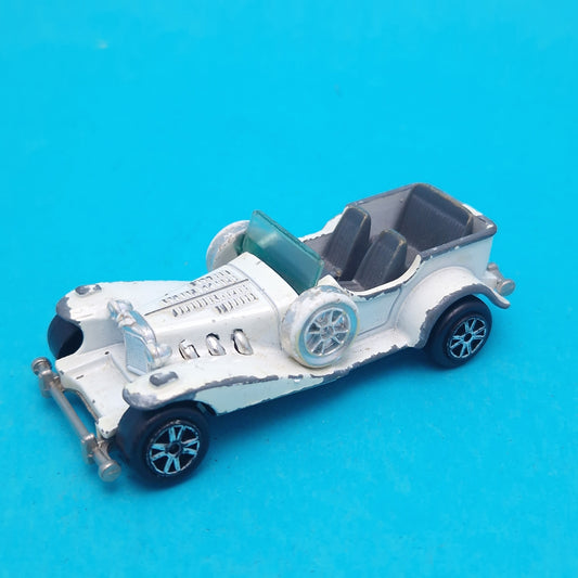 MAJORETTE ☆ EXCALIBUR 267 White Car Vehicle ☆ Diecast Car Vintage