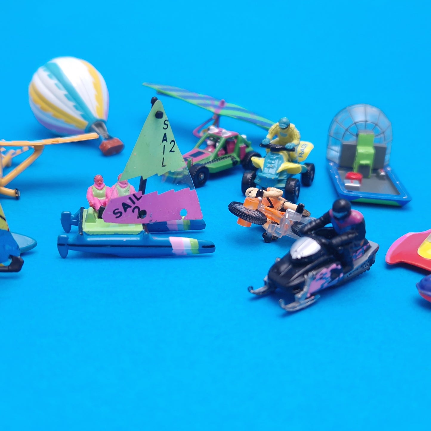 MICRO MACHINES ☆ WET N WIND RIDERS & SPARES BUNDLE Vintage ☆ 90s Original Galoob