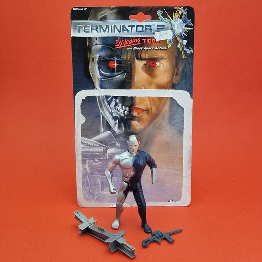 TERMINATOR 2 ☆ EXPLODING T-1000 Action Figure Complete ☆ Vintage 90s Kenner Loose