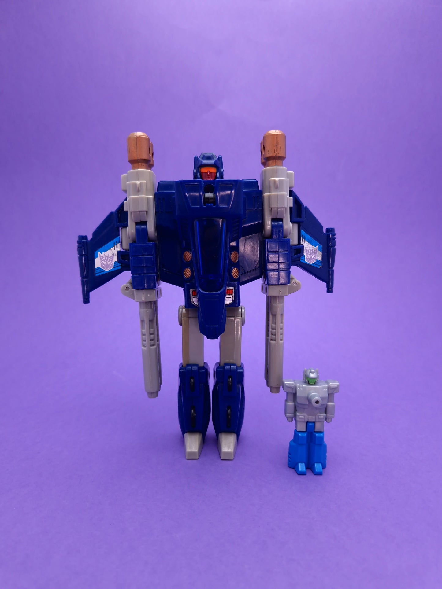 TRANSFORMERS G1 ☆ TARGETMASTER TRIGGER HAPPY & BLOWPIPE Figure ☆ Card Robot Vintage Original 1987