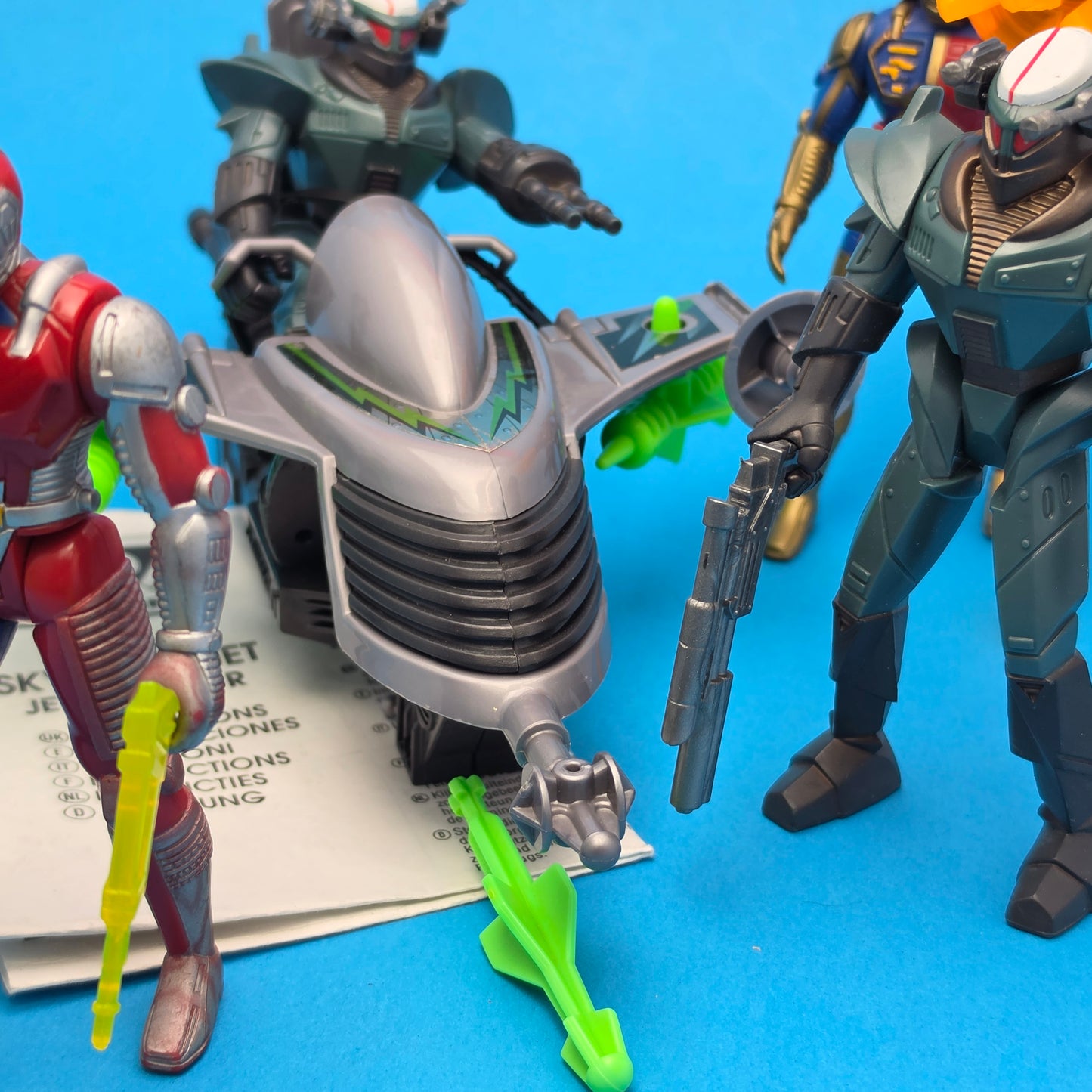 VR TROOPERS ☆ KAITLIN STAR JB REESE RYAN STEELE SKYBORG JET Figure BUNDLE Vintage Original 90s Saban Kenner
