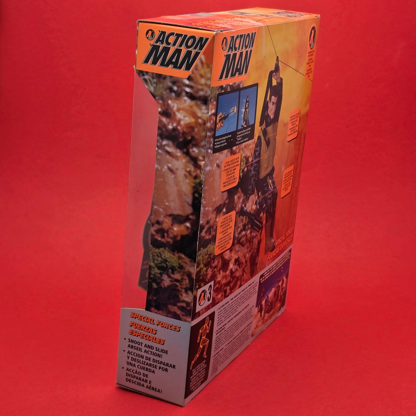 ACTION MAN ☆ SPECIAL FORCES Figure Doll ☆ Vintage HASBRO SEALED BOXED 90's