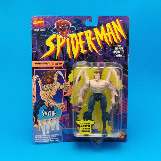 SPIDER-MAN ANIMATED SERIES ☆ SMYTHE Vintage Figure ☆ Marvel Carded Toybiz 90s Original