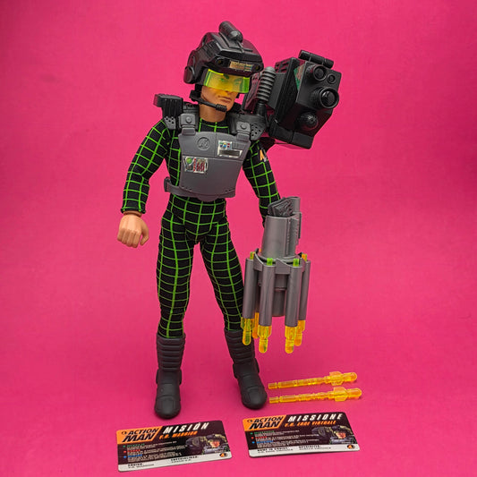 ACTION MAN ☆ V.R WARRIOR Figure ☆ Vintage HASBRO 90's Loose