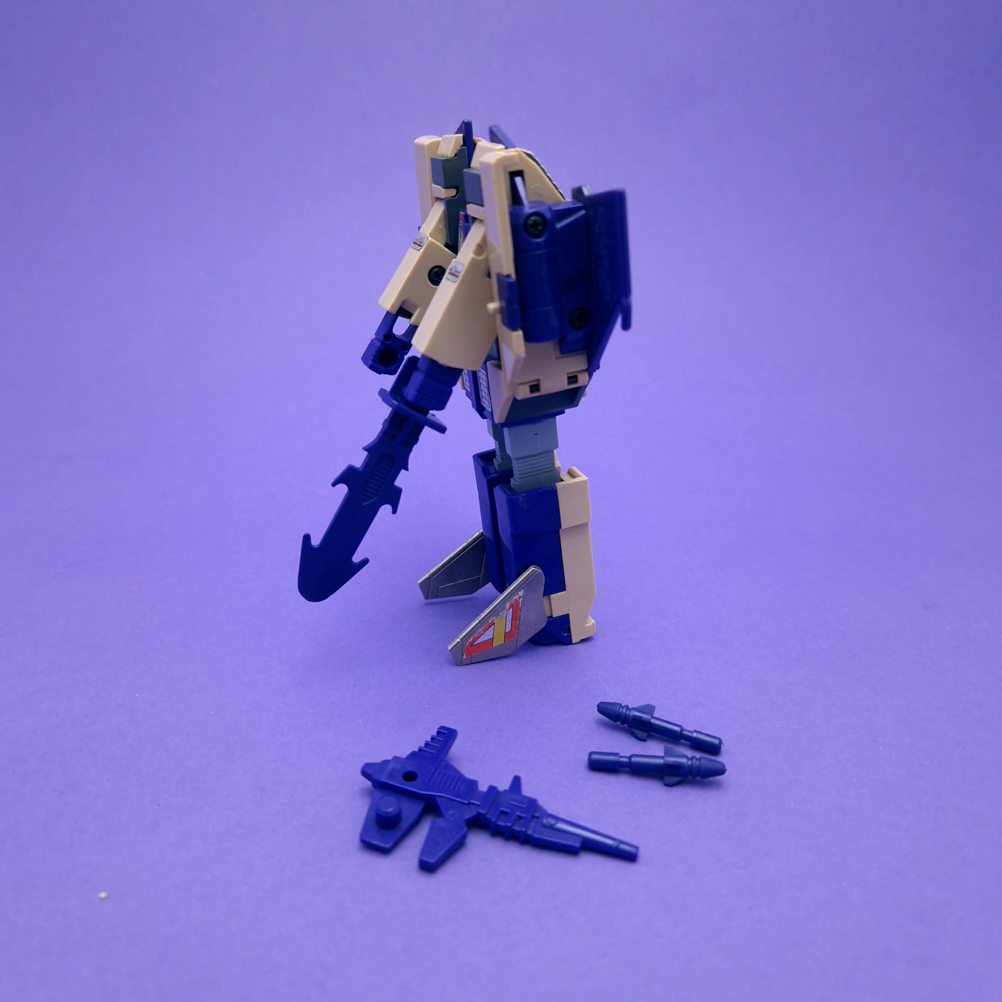 TRANSFORMERS G1 ☆ Triple Changers: BLITZWING Figure ☆ Robot Vintage Original 1985