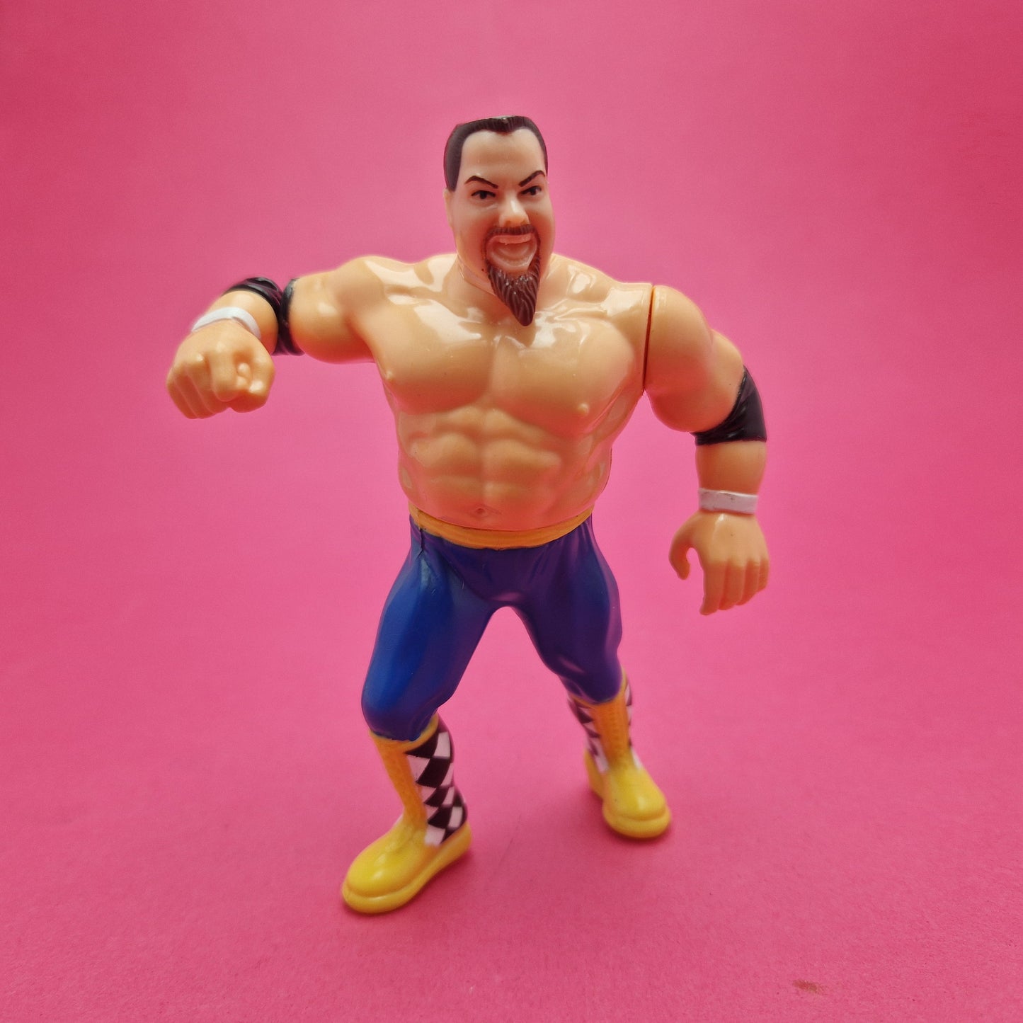 WWF HASBRO JIM THE ANVIL NEIDHART Vintage Wrestling Figure ☆ 90s Series 5